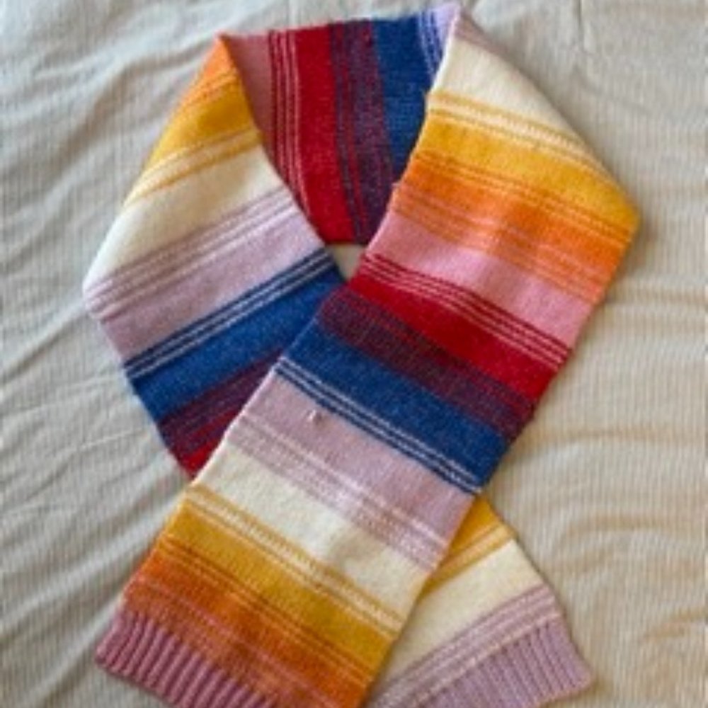 Rainbow scarf
